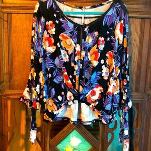 Free People long sleeve shirt, multi color